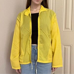 Vintage Yellow Windbreaker